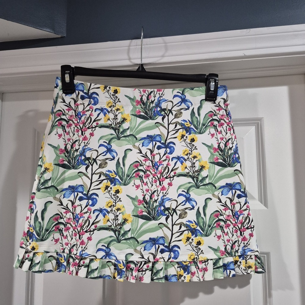 J. McLaughlin Skort Womens Medium Agnes Floral Catalina Cloth Golf Pickleball